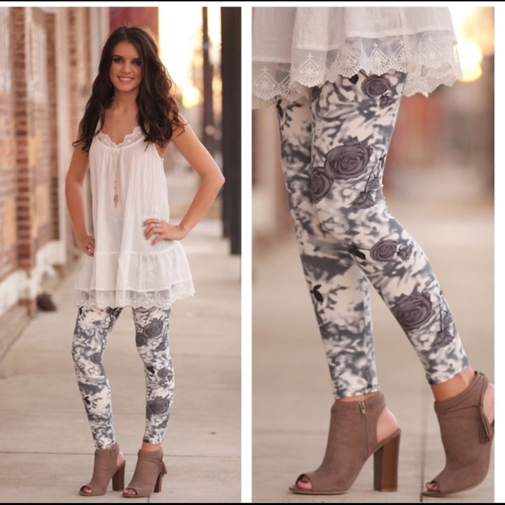 Floral Print Leggings